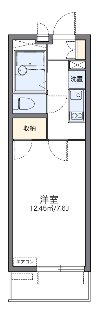 レオパレスＷｉｎｄⅡ 間取り
