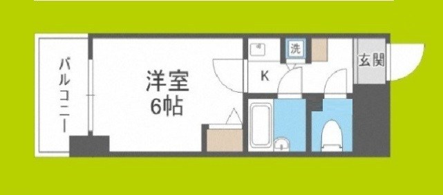リーガル西天満  間取り