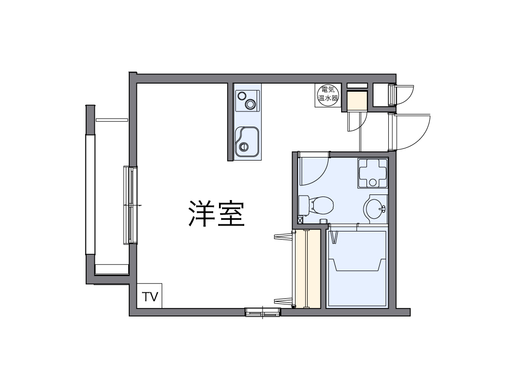 レオパレス別所新町ＬＡ１ 間取り