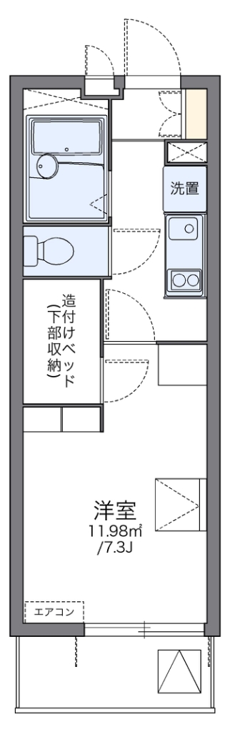 レオパレスパサート 間取り