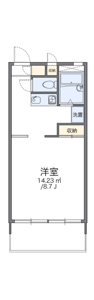 レオパレス吉田 間取り