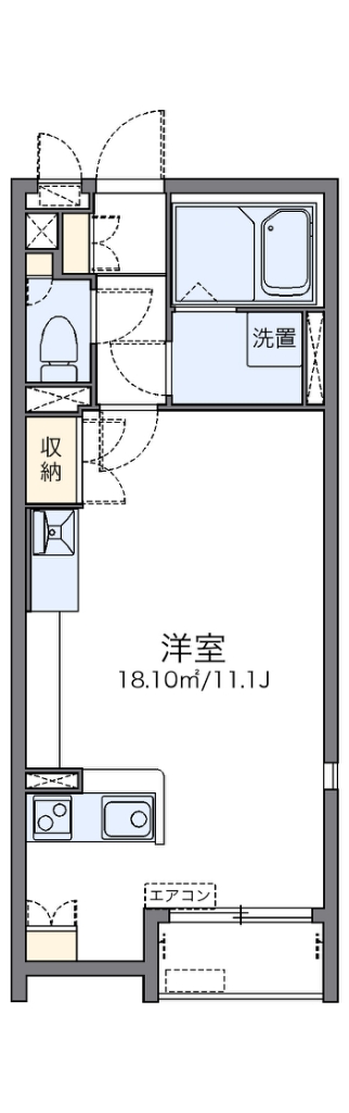 レオネクストリバーサイドⅠ 間取り