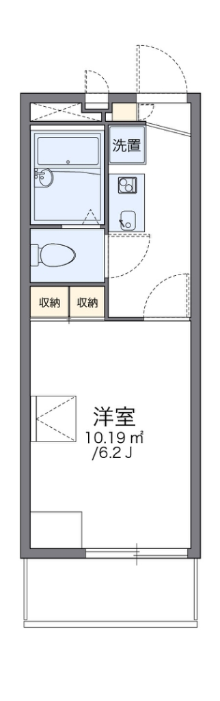 レオパレス三津屋 間取り