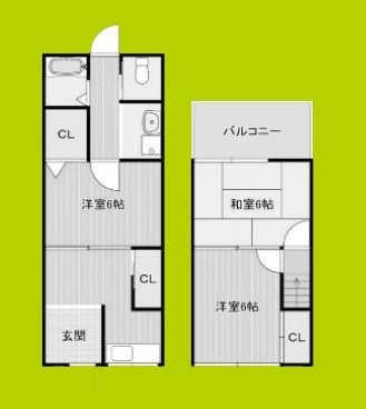 鷺洲4丁目戸建て 間取り
