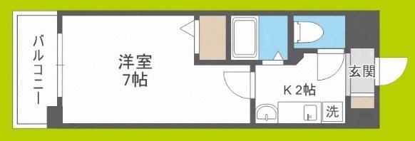 クリエイト21アテンドル梅田 間取り
