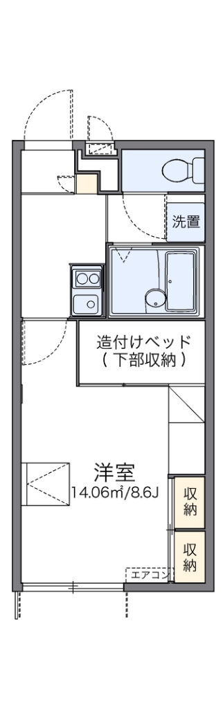 レオパレス辻九第三 間取り