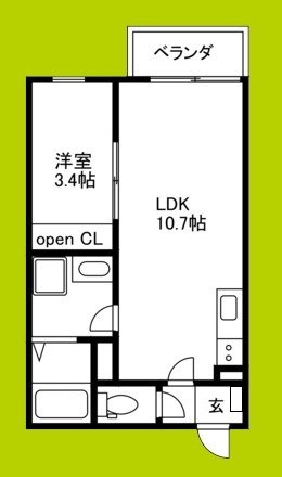 リブレメゾン東鳴尾Ⅰ 間取り