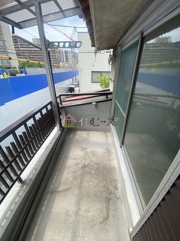 J-012 都島南通2丁目戸建 ベランダ