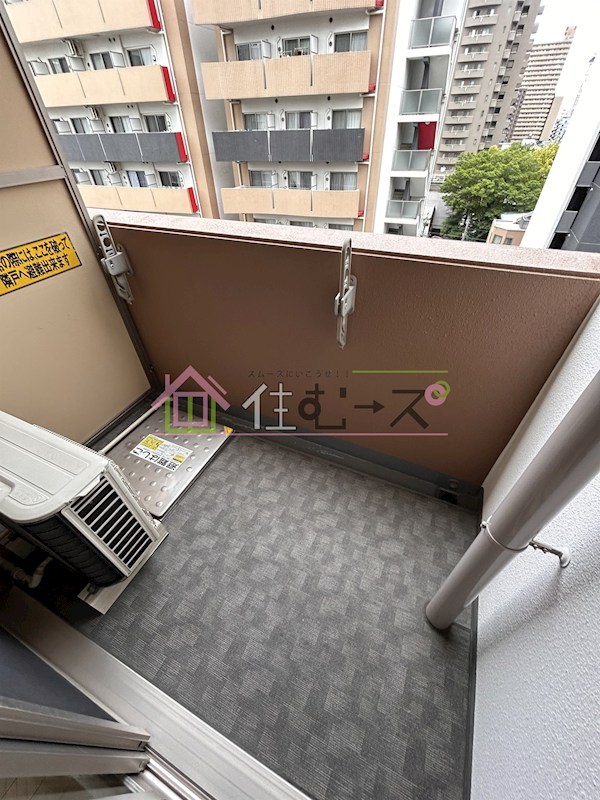 プレサンス上町台東平 ベランダ