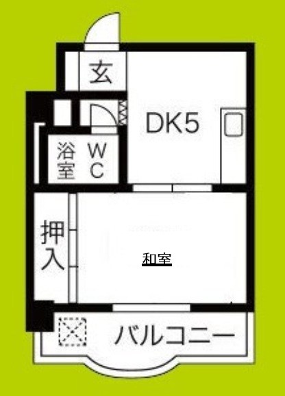 朝日プラザ末吉橋 間取り