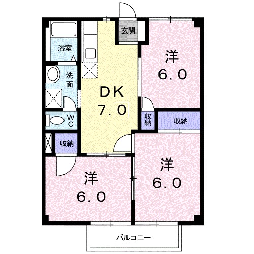 サンメゾン太子 間取り