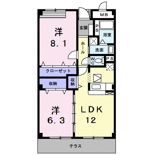 ソレアード 間取り