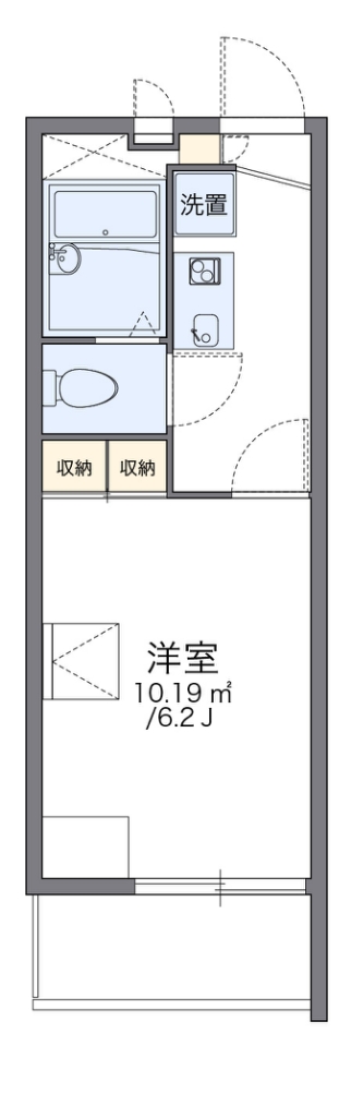 レオパレスＭＩＮＡＭＩＮＯⅡ 間取り