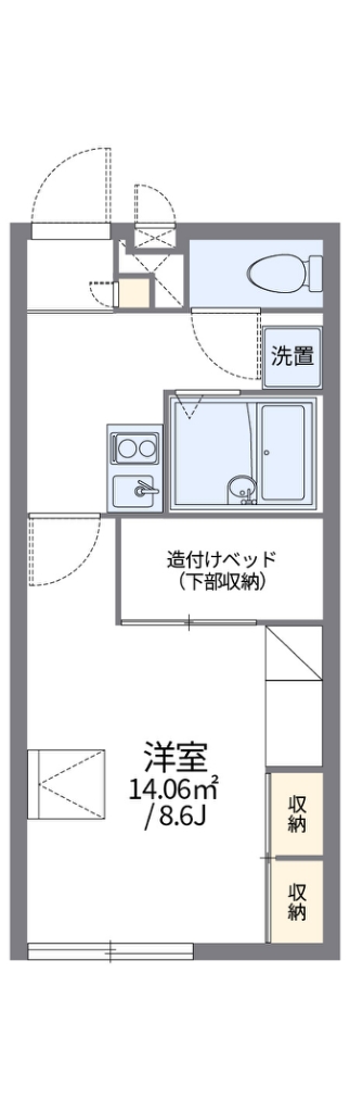 レオパレスｌｅ　ｆｉｇｕｉｅｒ 間取り
