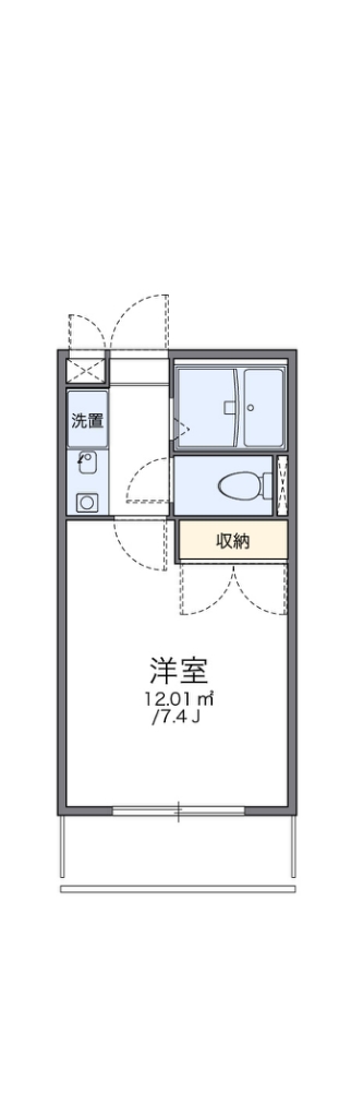 レオパレス甲子園口 間取り