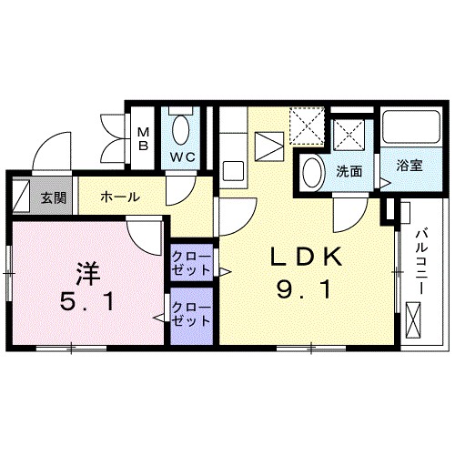 クレイン 間取り