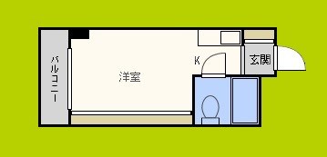 大国町池田マンション  間取り