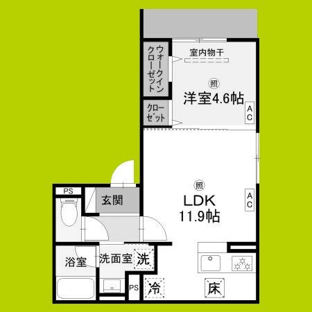 fleur長居2丁目 間取り