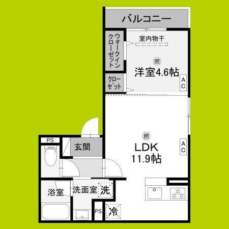 fleur長居2丁目 間取り