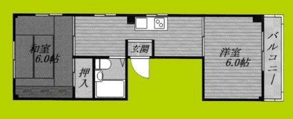 TSC烏ヶ辻マンション 間取り