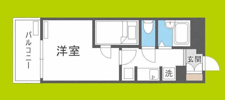 プロスパーコート鶴橋 間取り