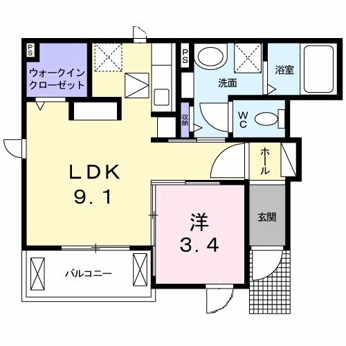 セレスコート花園 間取り