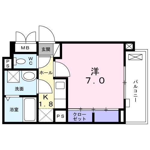 メゾン　エスポワール 間取り