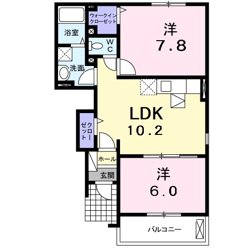 ノイハウスＺ 間取り