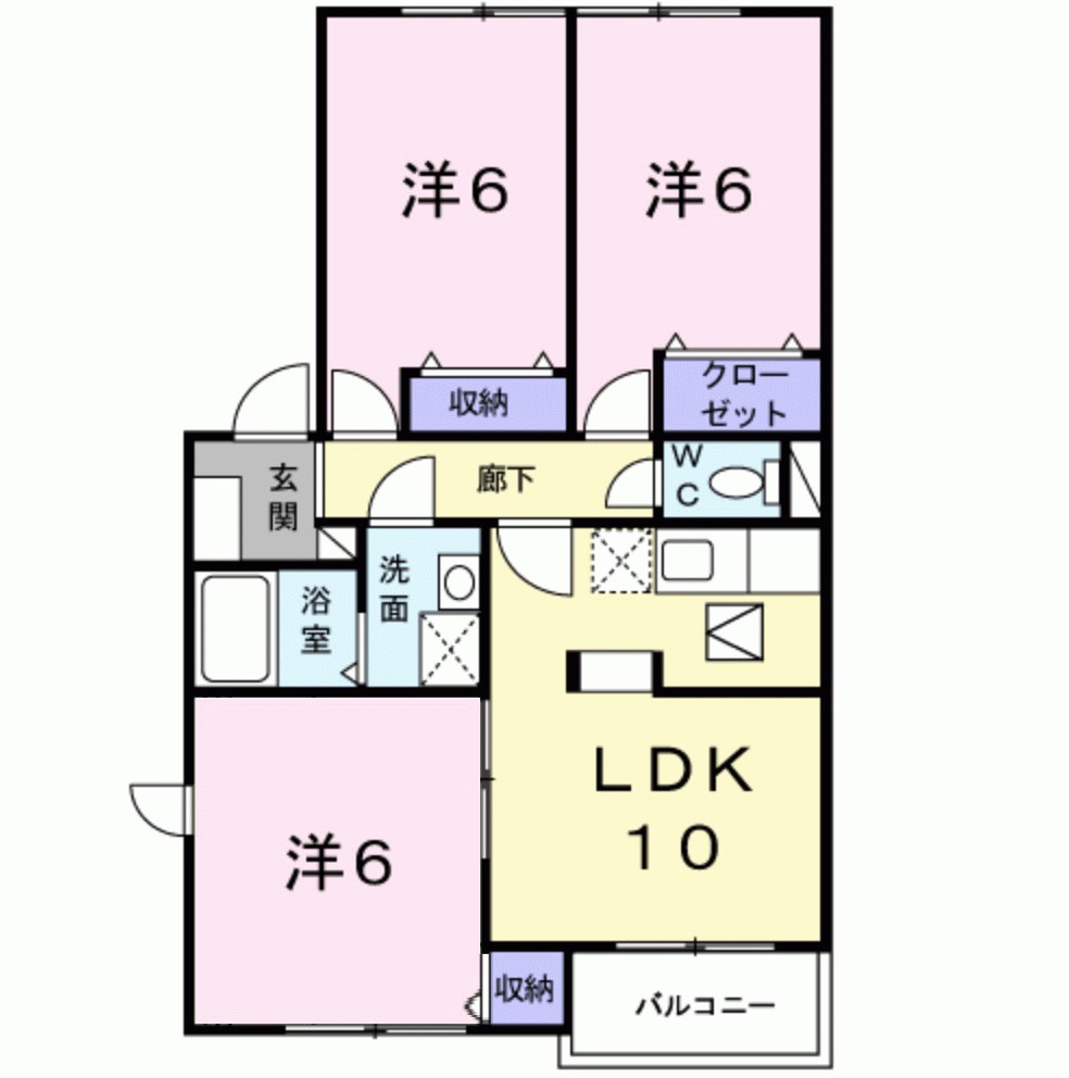 サニーハウス多田 間取り