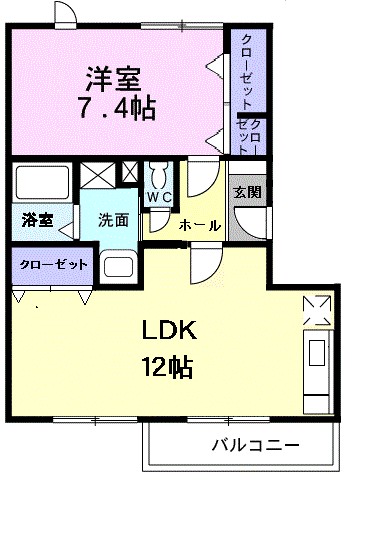 ハートベイルＢ 間取り