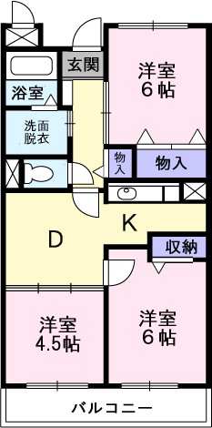 ブランドール板原 間取り