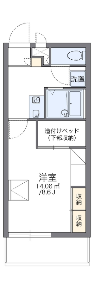 レオパレススカーレット 間取り