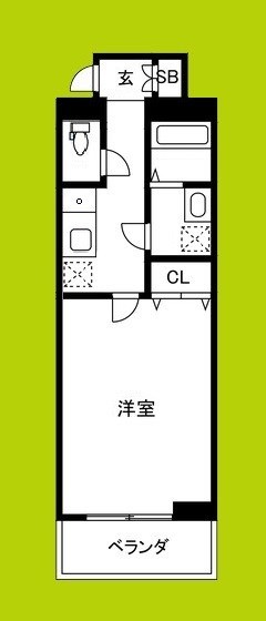 ブラン靭公園 間取り