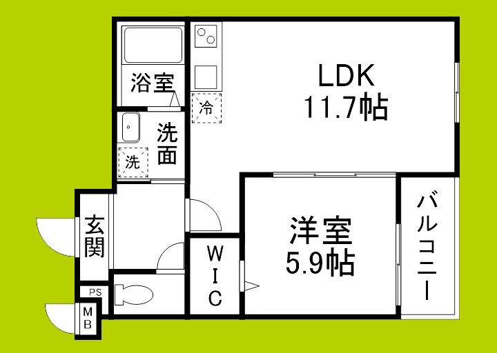 ヴェルメゾン南郷 間取り