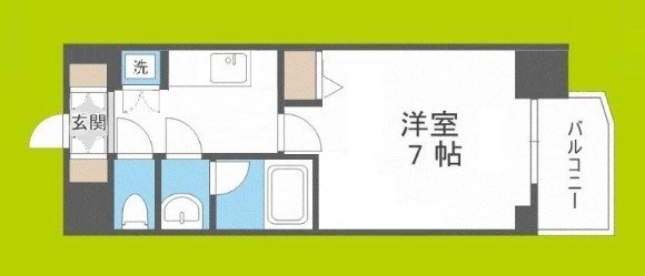 リッツ難波南Ⅱ 間取り
