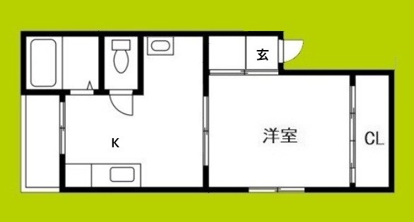 平和相互ビル北堀江 間取り