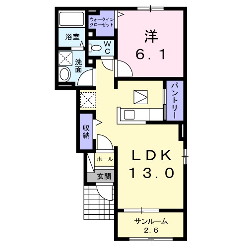 サクールⅠ 間取り