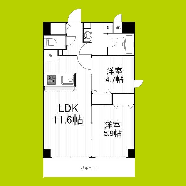 レジデンシア都島アイラ 間取り