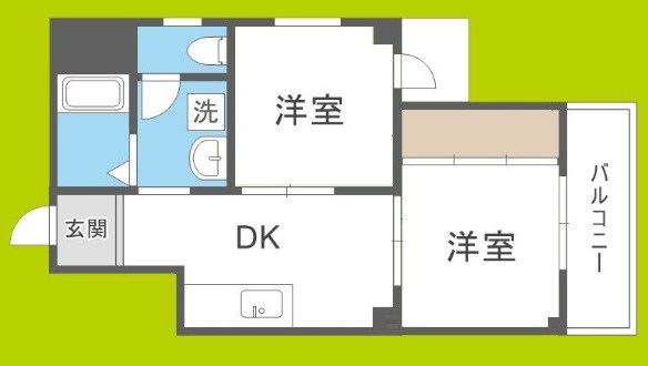 アローハイツ 間取り