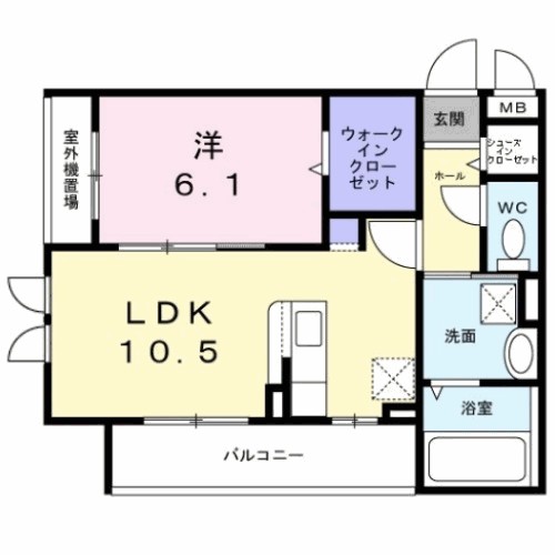 中本５丁目アパート 間取り