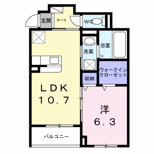 中本５丁目アパート 間取り