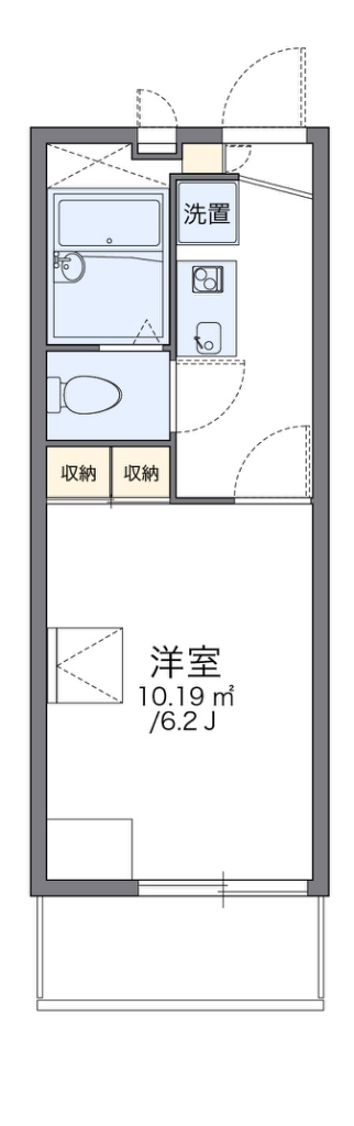 レオパレス東雲 間取り