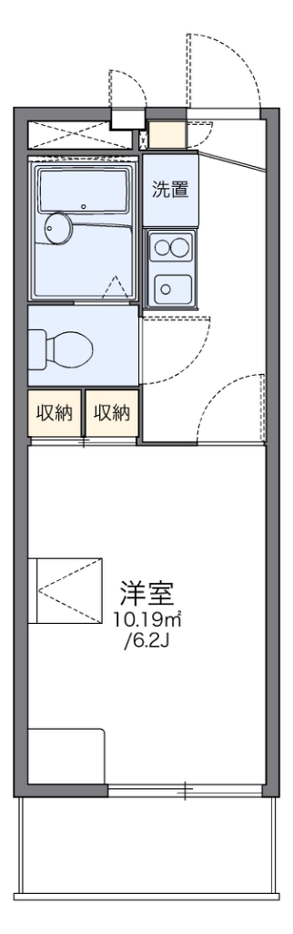 レオパレスＭ．Ｓ．ＭⅠ 間取り