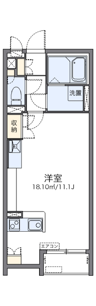 レオネクストリバーサイドⅠ 間取り