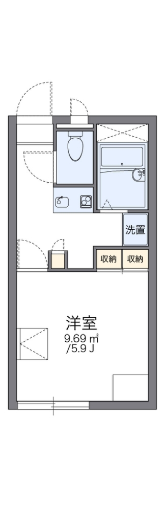 レオパレスＣＯＭＰＡＬ 間取り