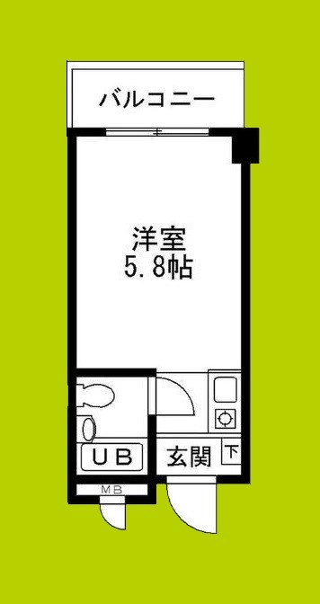 RUGGER　PALACE寺田町 間取り