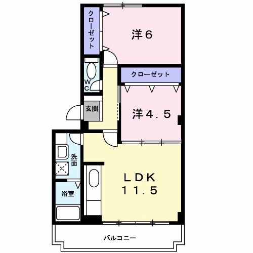 レシェンテ安倉 間取り