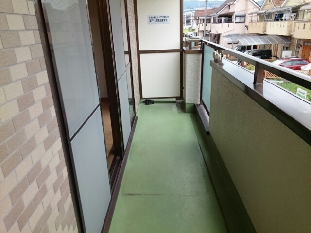 レシェンテ安倉 ベランダ