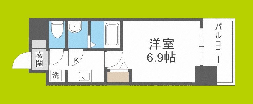 プレミアムコート阿波座WEST 間取り