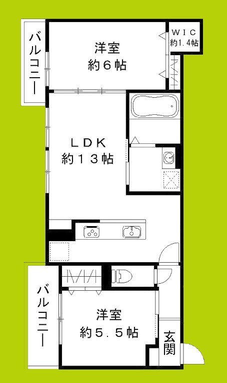 仮）エスポワレジデンス 間取り